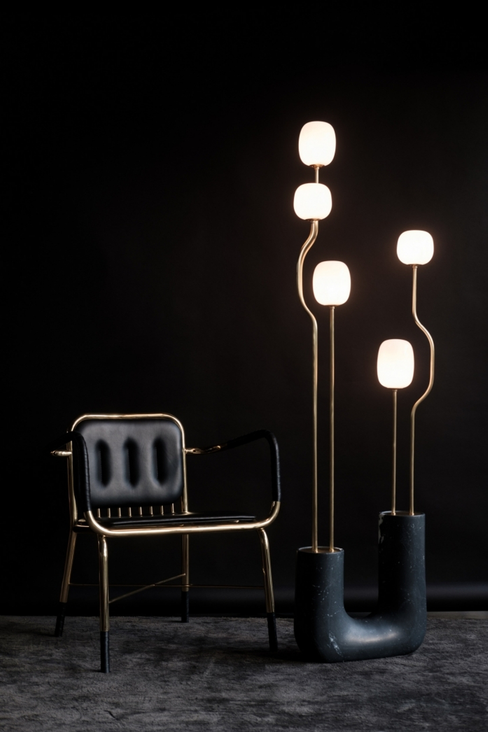Floor design lamp Comet by Dan Yeffet