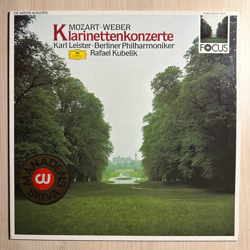 Моцарт, Вебер - Концерты для кларнета (Германия 1987г.)