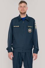 Костюм летний мужской МЧС (Патруль-240, серо-синий)