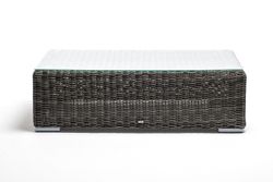 "Боно" журнальный столик из искусственного ротанга, цвет графит