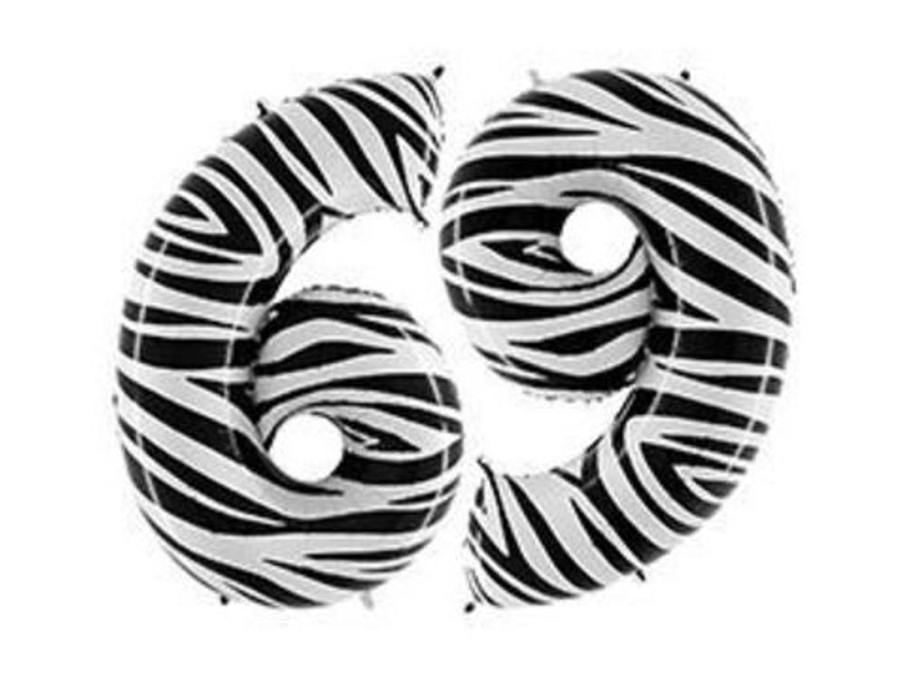 Г ЦИФРА 6/9  40&quot; Zebra