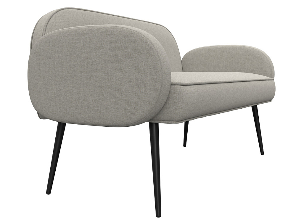 Диван прямой Лига-086 РОГОЖКА Амур 02 бежевый