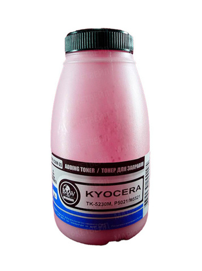 Тонер для Kyocera TK-5230M, P5021/M5521 Magenta (фл. 35г) 2.2K Black&White Premium фасовка Россия
