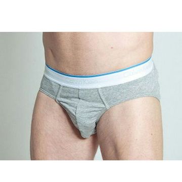 Мужские трусы  брифы серые Calvin Klein MEN Tech Cool Соtton Grey Brief