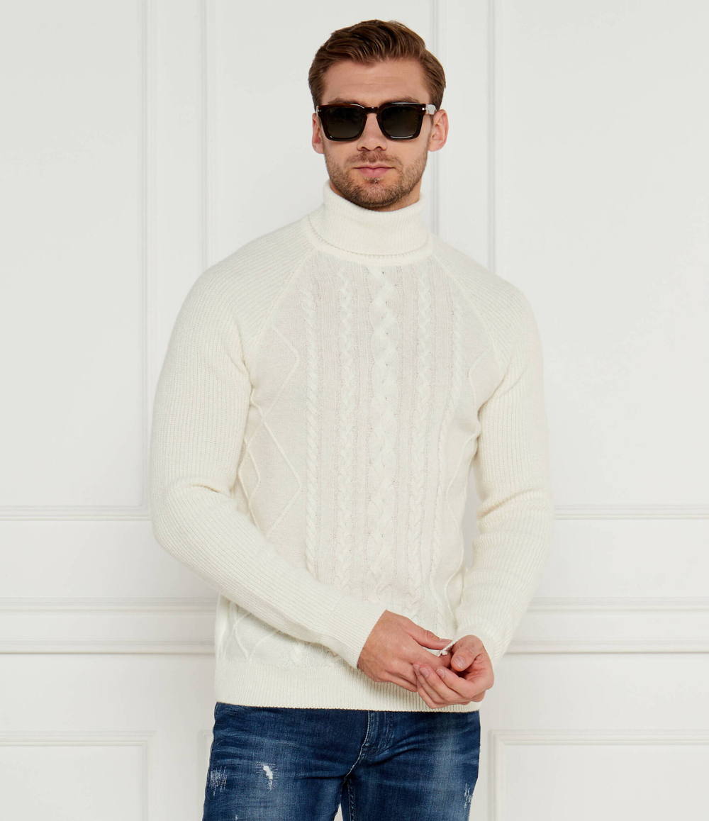 Шерстяной гольф Hechter Paris - экрю(65019-142814)