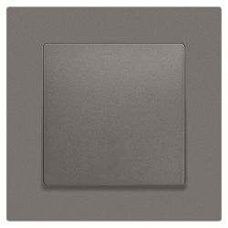 Кнопка Intro Accent 6-109-09 10А-250В IP20 СУ AL/CU титан