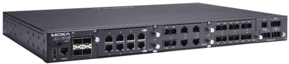 Коммутатор управляемый MOXA RKS-G4028-L3-PoE-4GS-2LV-T