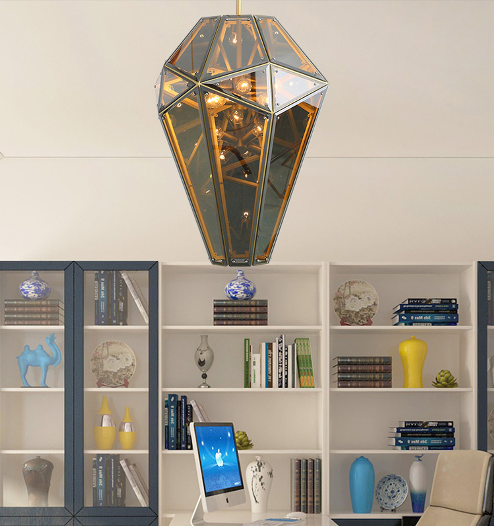 Ceiling design lamp  Empire by Lindsey Adelman (Black)