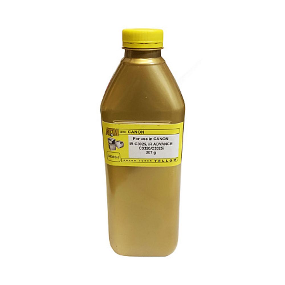 Тонер для CANON iR C3025, iR ADVANCE C3320/C3325i (207гр, желтый, Chemical ) Gold ATM