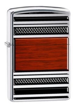 Зажигалка ZIPPO Pipe High Polish Chrome латунь/сталь серебро 36x12x56 мм (28676)