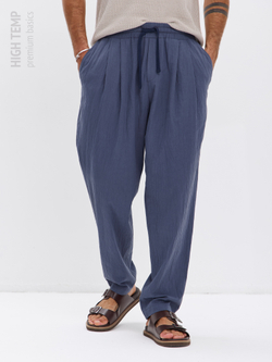 Штаны хлопковые с защипами