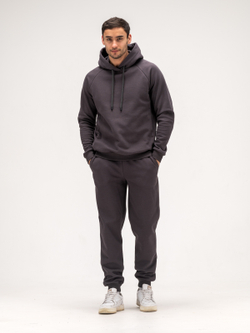 Костюм мужской спортивный теплый. Графит