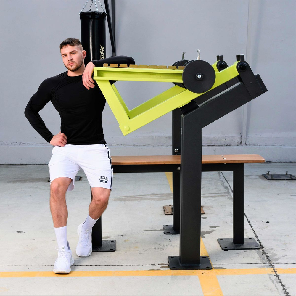 Power-1800 Уличный тренажер Жим лежа с переменной нагрузкой ZAVODSPORTA