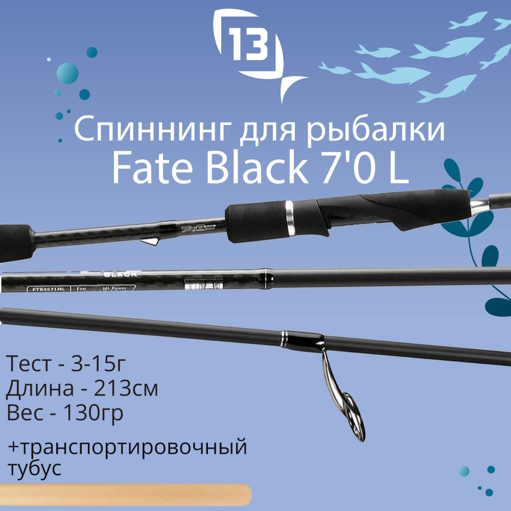 Спиннинг Fate Black - 9' H 20-80g Spin rod - 2pc