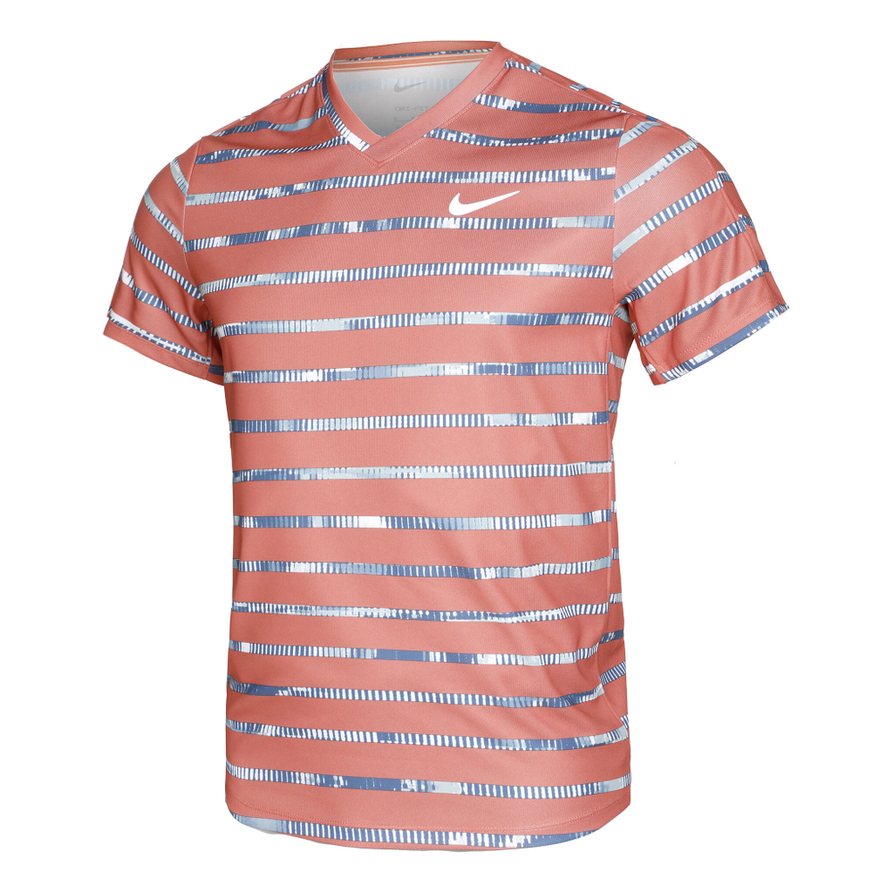 Мужское теннисное поло Nike Court Dri-Fit Victory Men - Apricot, Blue