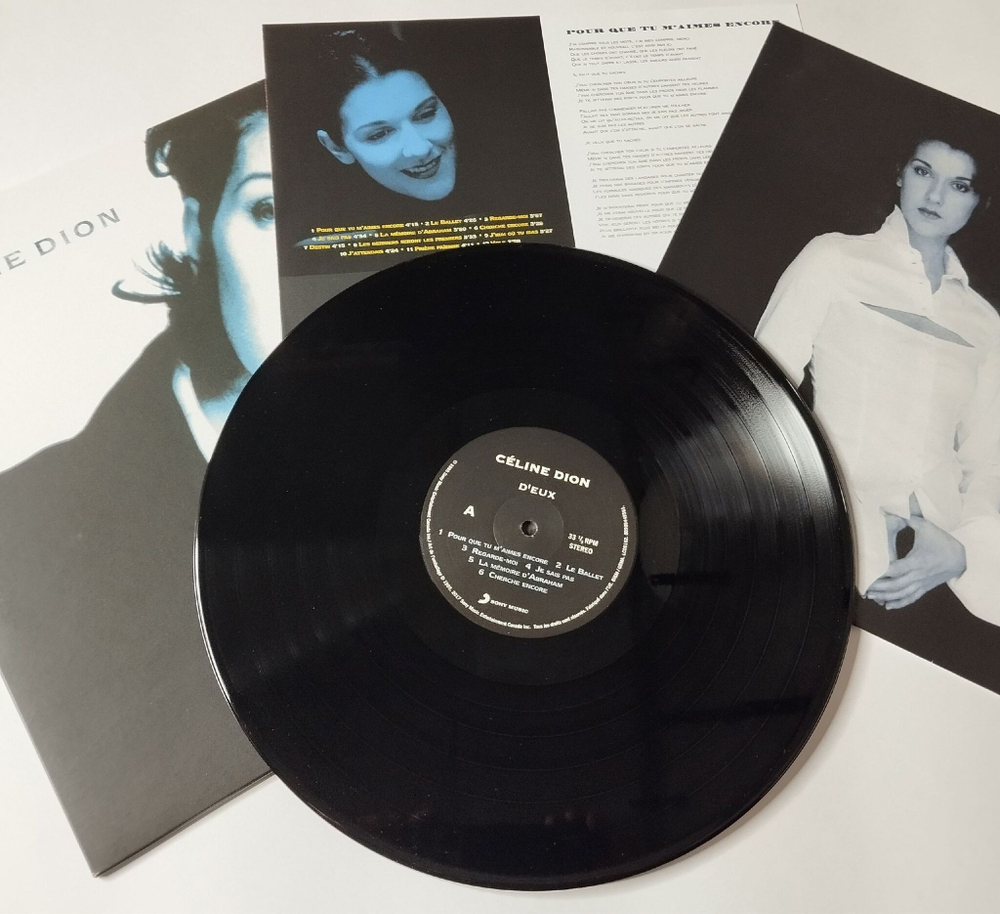 Винтажная виниловая пластинка LP Celine Dion D'eux (EU 2017)