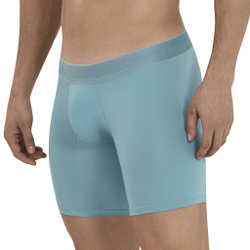 Мужские трусы боксеры удлиненные бирюзовые Clever VITAL LONG BOXER 112510