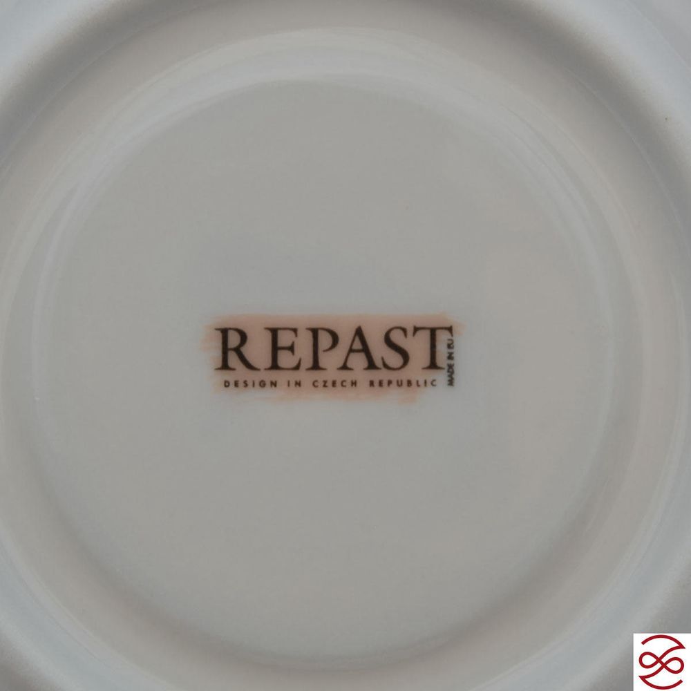 Набор мокко кофейных пар Repast Охота зеленая Мария-тереза 120 мл (6 пар)