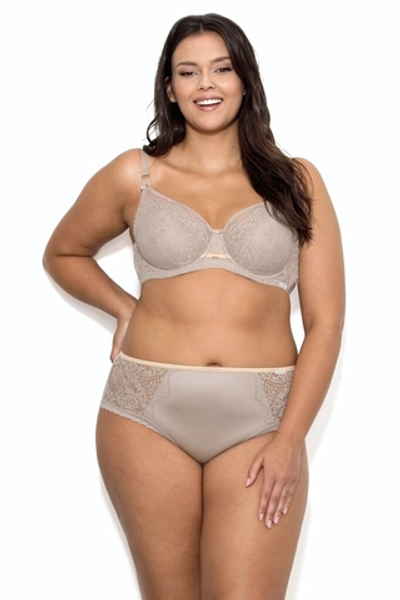 Трусики-слипы с высокой линией талии Galina (Размер: L) (Цвет: кофейный)