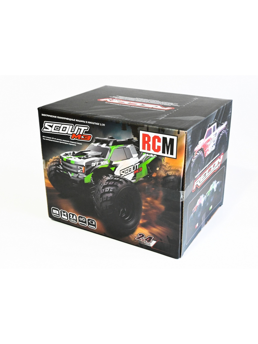 Радиоуправляемый монстр RCM Scout M3 (красный) 4WD 2.4G 1/20 RTR