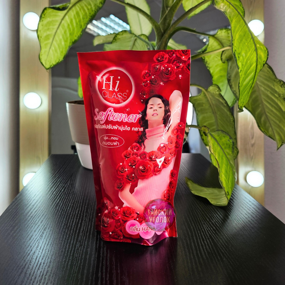 Lion кондиционер для белья Hana Rose красный 450 мл.