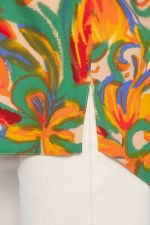 Блуза Маргоша (бежево-оранжевая) Б13154-16М LT Collection