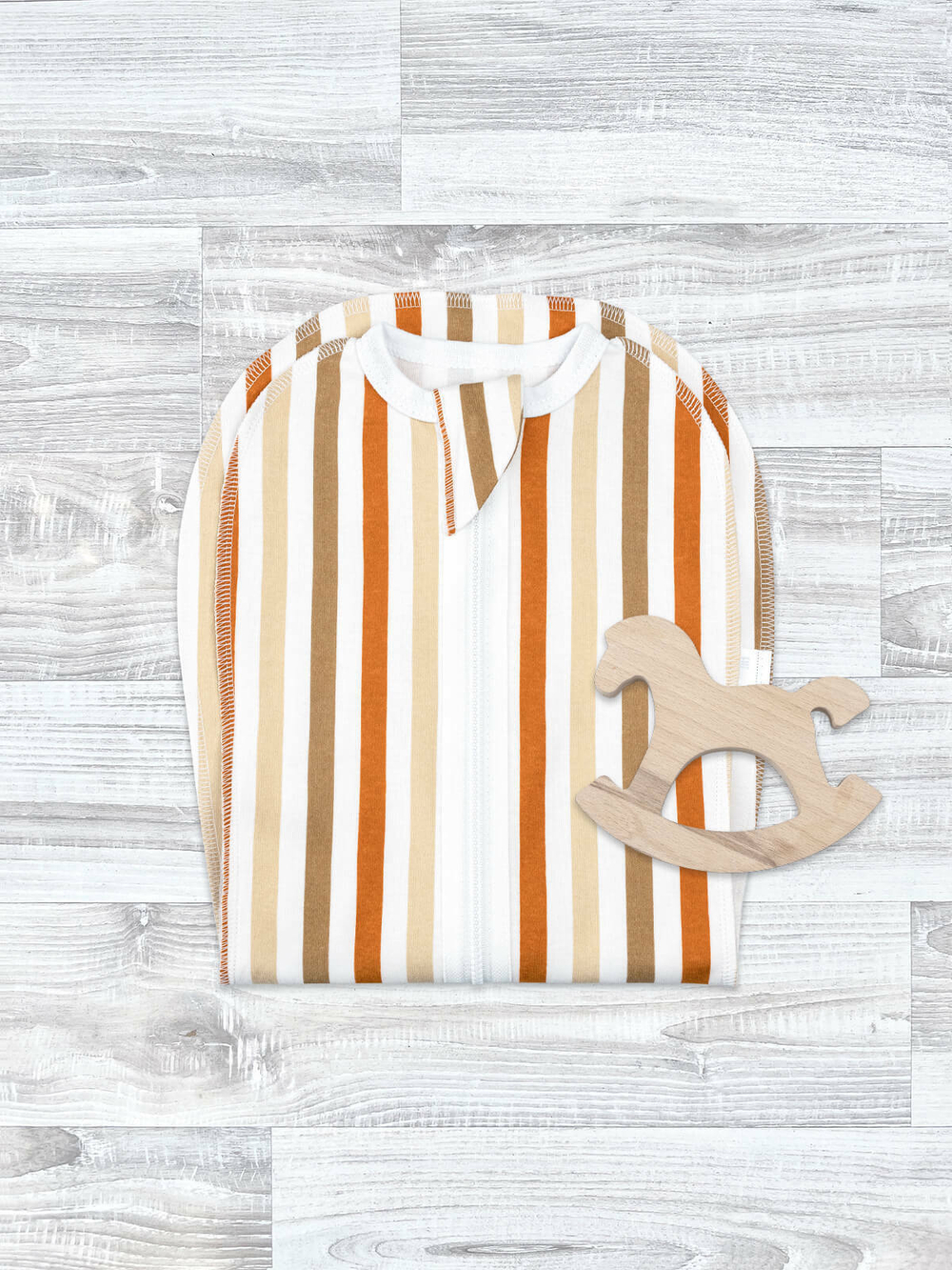 Пелёнка-кокон Mjölk Полоска, уценка