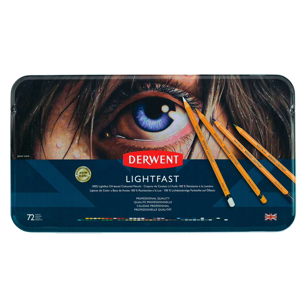 Derwent Lightfast набор 72 цвета