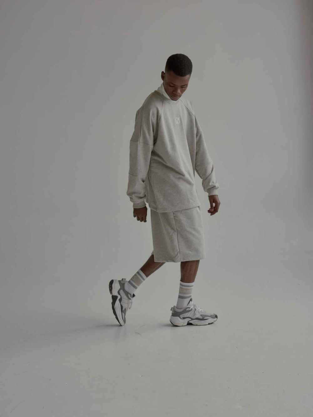 Купить Шорты One Two Baggy LOGO Melange Шорты One Two Baggy LOGO Melange