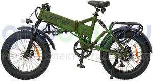 Электровелосипед Jetson GRIZZLY 1200w (48v15ah) - Зелёный фото №4