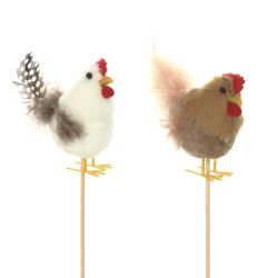 GAEM Изделие декоративное (вставка) "Курица" (5*4*8,5), L5 W7 H27 см, 2в.