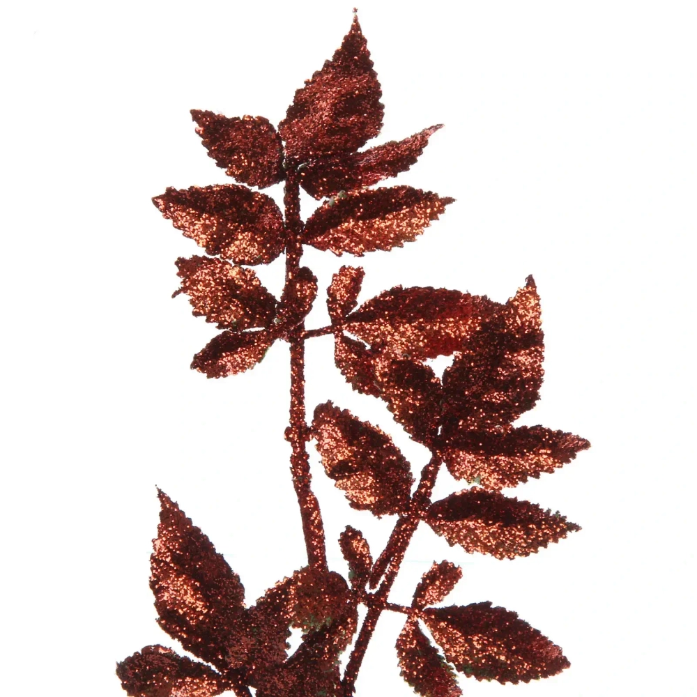 Ветка декоративная «Изысканный блеск», Шоколад