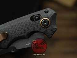 Нож Benchmade Mini Bedlam 865-02 Custom , рукоять Carbon Fiber