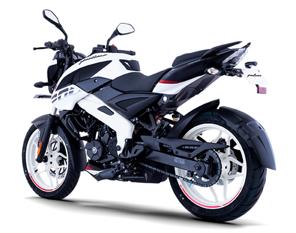 Мотоцикл Bajaj Pulsar NS200 белый
