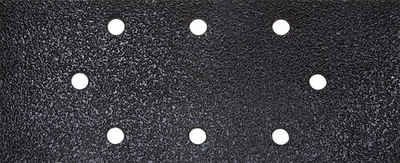 Лист шлиф. универсал. URAGAN ″Оптимален для мягких пород дерева″ 8 отверстий по линии, для ПШМ, P100, 93х230мм, 10шт