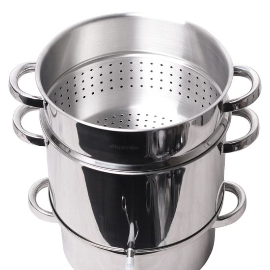 Соковарка 8 л. из нержавеющей стали Kamille KM 5820 (36х25х41 см)