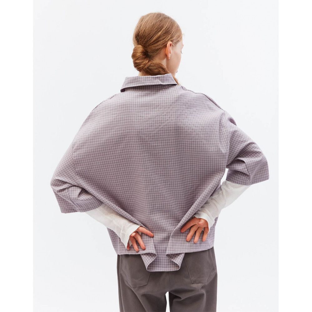 Рубашка БИЧ укороченная серая