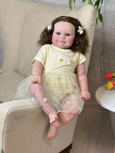 Кукла Реборн мягконабивная 60см в пакете (FA-579)