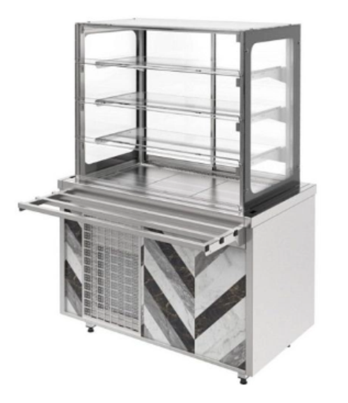 Витрина холодильная REFETTORIO City RCC23A, с дверками раздачи