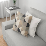 Диван угловой 6-местный с оттоманкой - IKEA KIVIK/КИВИК ИКЕА, светло-серый