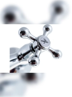 Душевая система со смесителем и тропическим душем без излива L2408