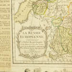 Карта «LA RUSSIE EUROPÉENNE» («Европейская часть России»)