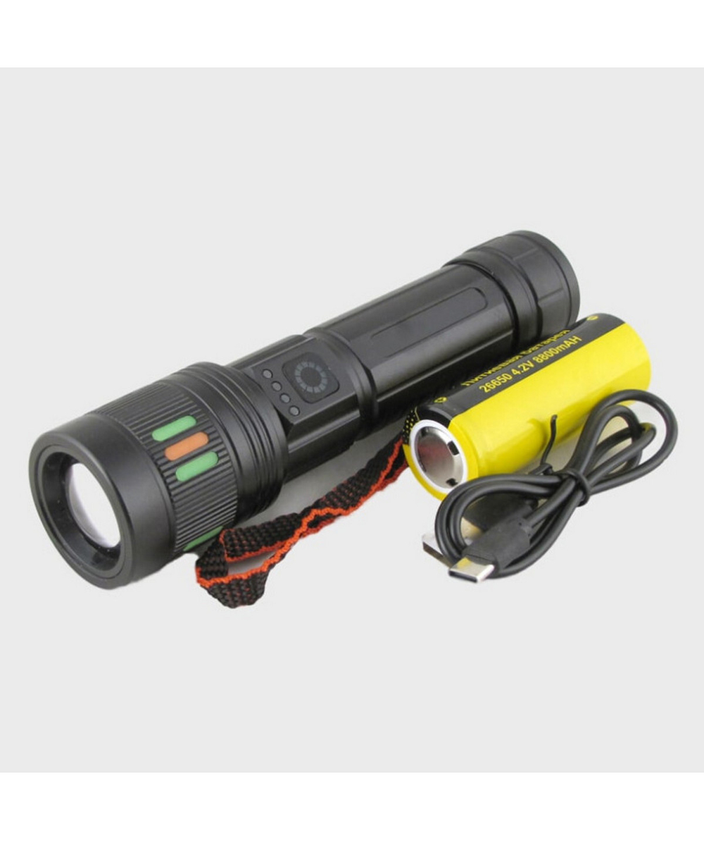 Фонарь ручной высокой яркости "белый лазер" Огонь H-3161-PM20-TG