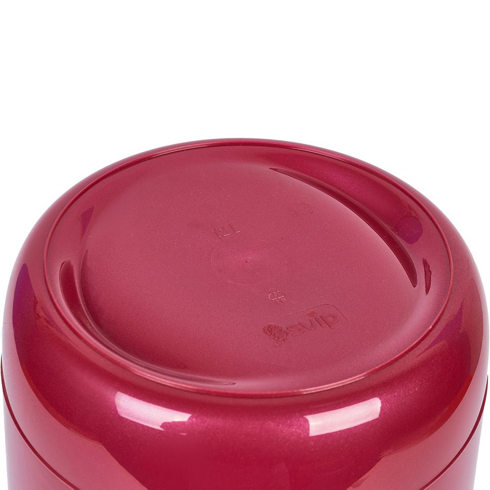 Ведро круглое 12 л бордо 250304