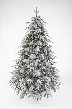 Ель искусственная Стильная заснеженная 155 см., литая хвоя+пвх, Black Box (74467)