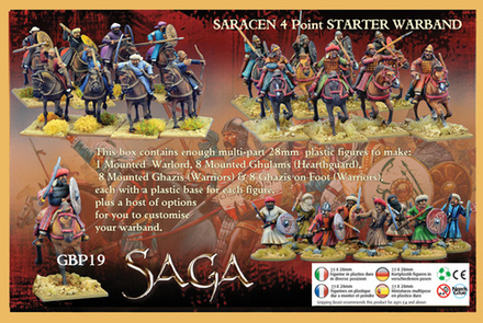 GBP19  Plastic Saracen Starter Warband (4 points)