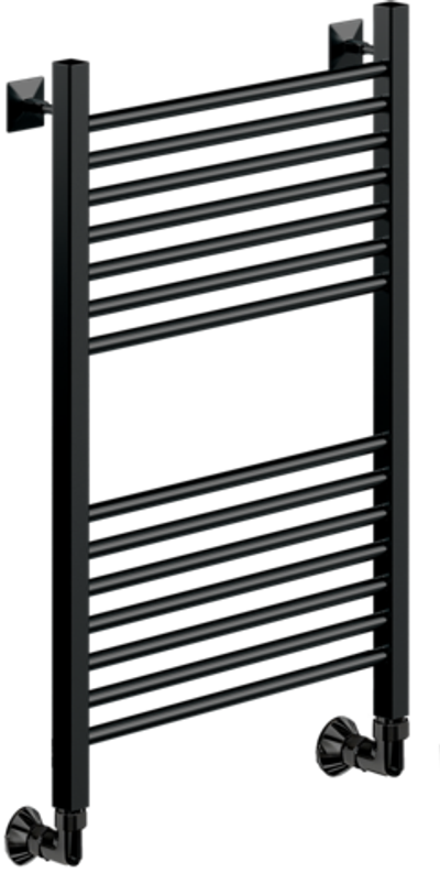 Полотенцесушитель Ника MODERN ЛМ-2 80/50 RAL9005 черный матовый(-)