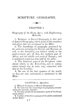 Outlines Of Scripture Geography With An Atlas | сборник
