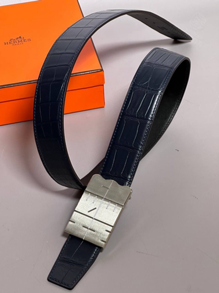 Ремень Hermes из кожи крокодила