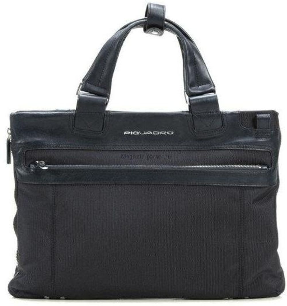 Сумка мужская Piquadro Link синий кожа и ткань (CA1618LK/BLU2)
